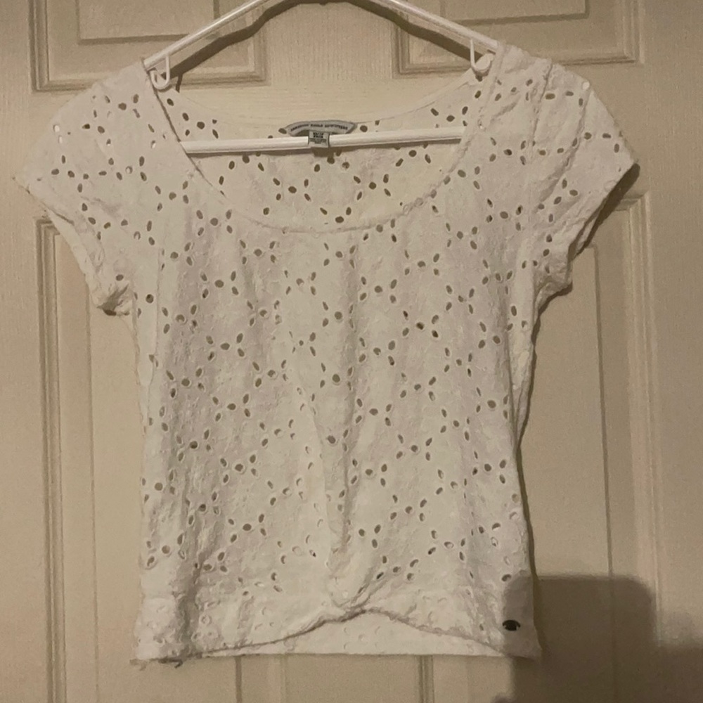 White American Eagle Shirt - xs